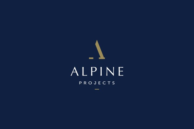 AlpineProjects Logo OnBlue